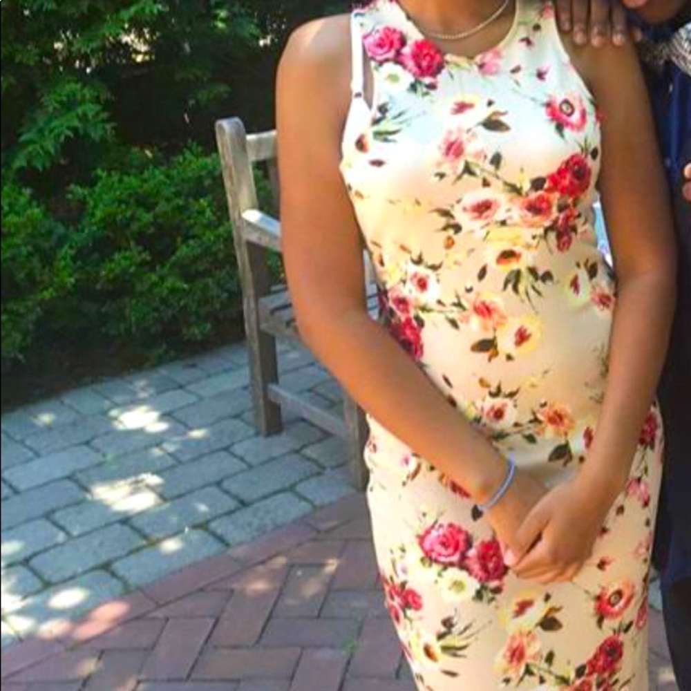 Beautiful floral slim dress